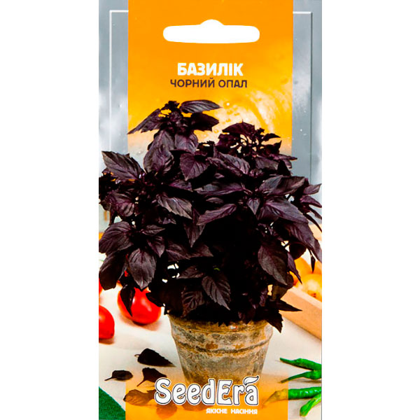 Семена Seedera базилик фиолетовый Черный опал 0.5 г