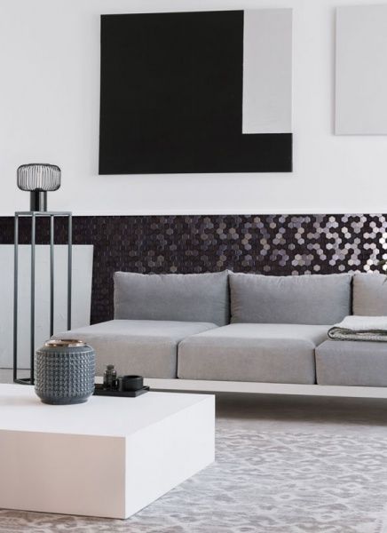 Плитка Onix Hex XL Stoneglass Opalo Black (BLISTER) 28.6x28.4