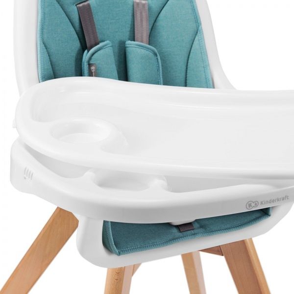 Стульчик для кормления Kinderkraft Tixi Turquoise (KKKTIXITRQ0000)
