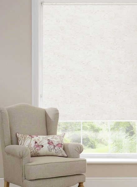 Ролета мини РОЛЛОТЕКС с фиксацией на струне Flax 56x150 см натуральная 