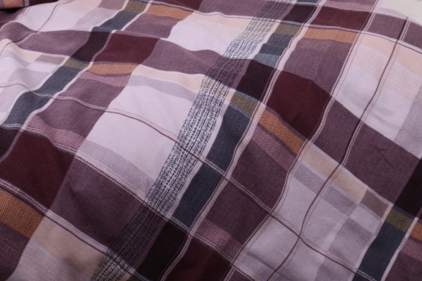 Підковдра Клітинка бежева (фланель) 160x220 см La Nuit 