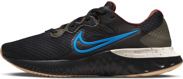 Кросівки Nike Nike Renew Run 2 CU3504-002 р.US 10,5 чорно-блакитний