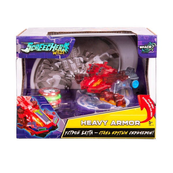 Трансформер Screechers Wild S3 L3 Хэви Армор 1:43 EU682302