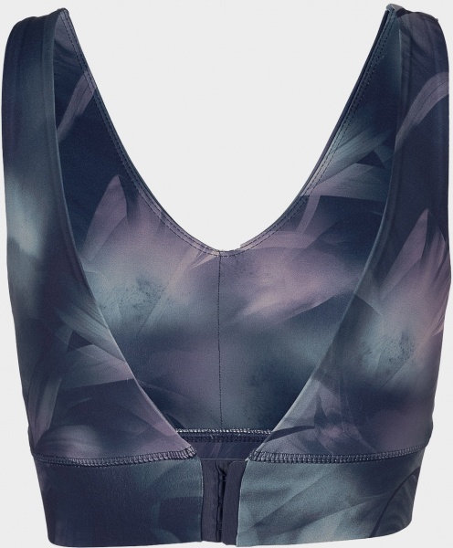 Бра 4F SPORTS BRA STAD019 H4Z22-STAD019-90A р.M чорно-бірюзовий