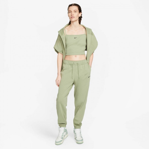 Брюки Nike W NSW JRSY EASY JOGGER DM6419-386 р. L зеленый