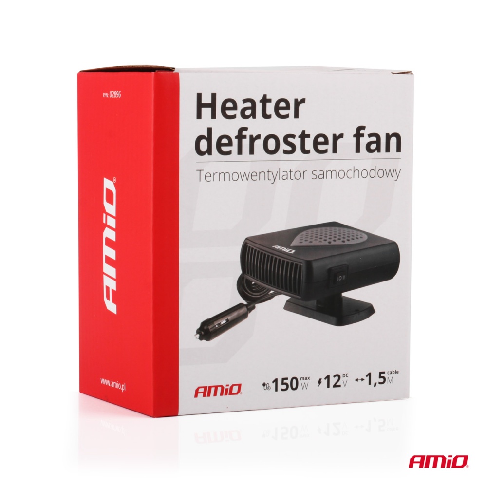 Тепловентилятор автомобільний 12V 150W (02896) AMiO
