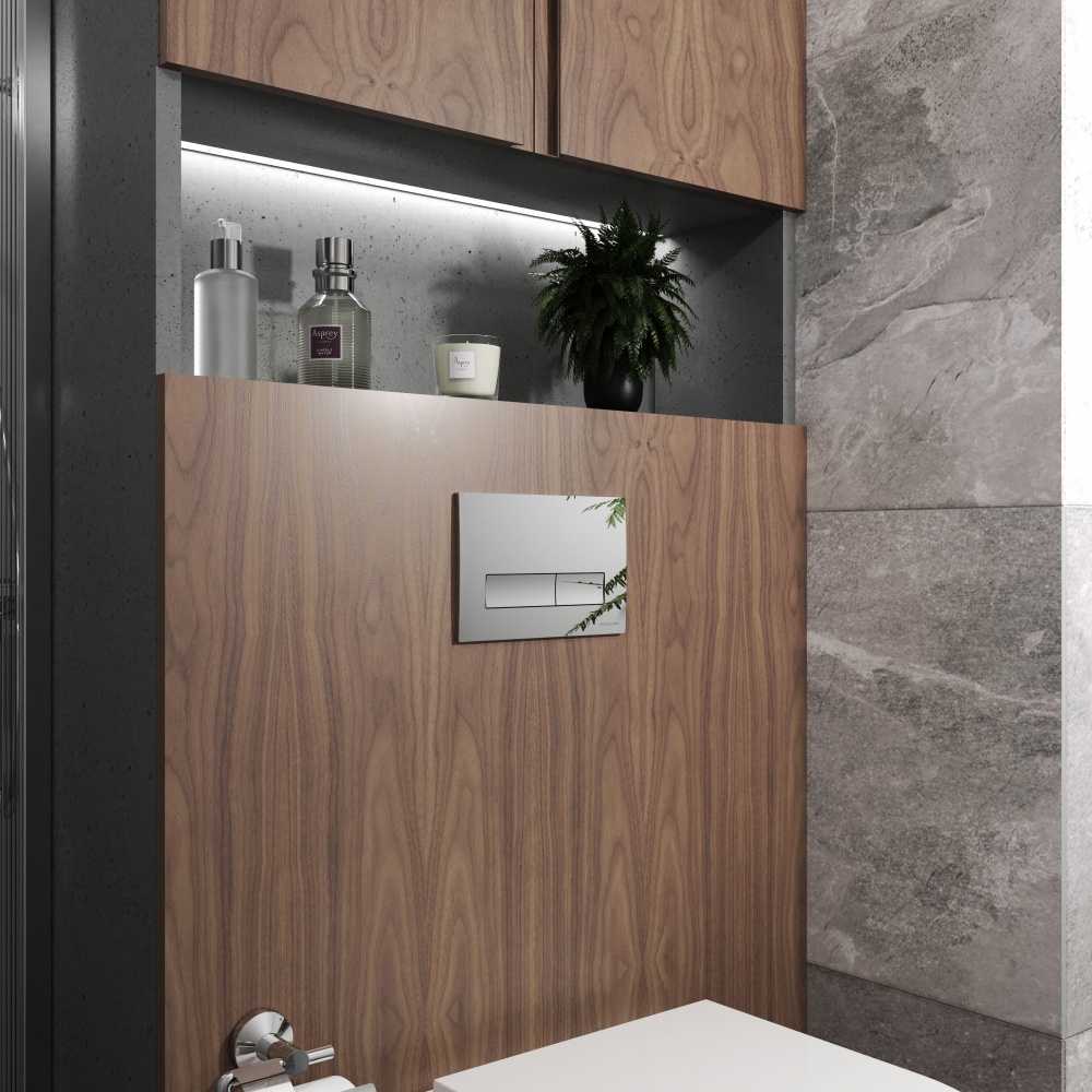 Клавиша смыва Koller Pool Neon Pro New хром глянец