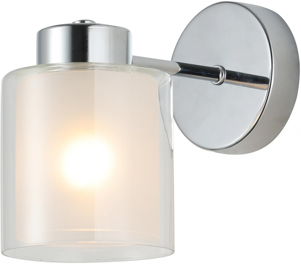 Светильник настенный Sensio Circinus 40 Вт E27 хром/белый ALG-07561/1W