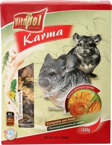 Корм Vitapol для шиншилл 1 кг