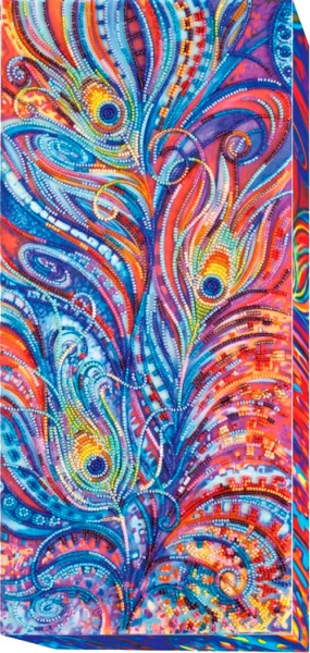 Набор для вышивания бисером на натуральном художественном холсте Магические перья АВ-432 Абрис Арт 