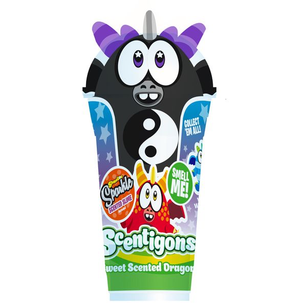 Ароматизированная мягкая игрушка Kangaru Scenticorns Дракон Никки «Ночной разбойник» 12 см KN3752