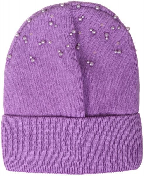 Шапочка дитяча для дівчинки Kraft+ 9750 р.50-52 темно-фіолетовий 
