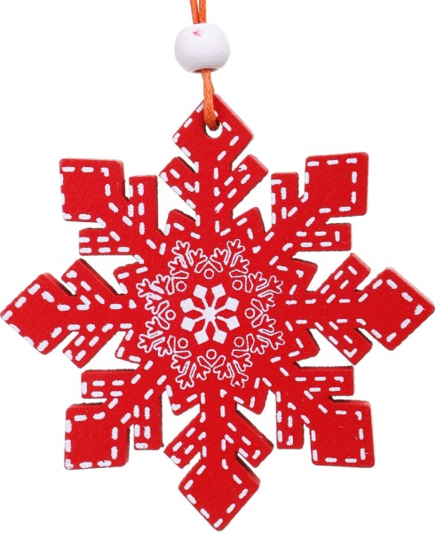 Декоративная подвеска Новогодняя 6 см в ассортименте 6014-33