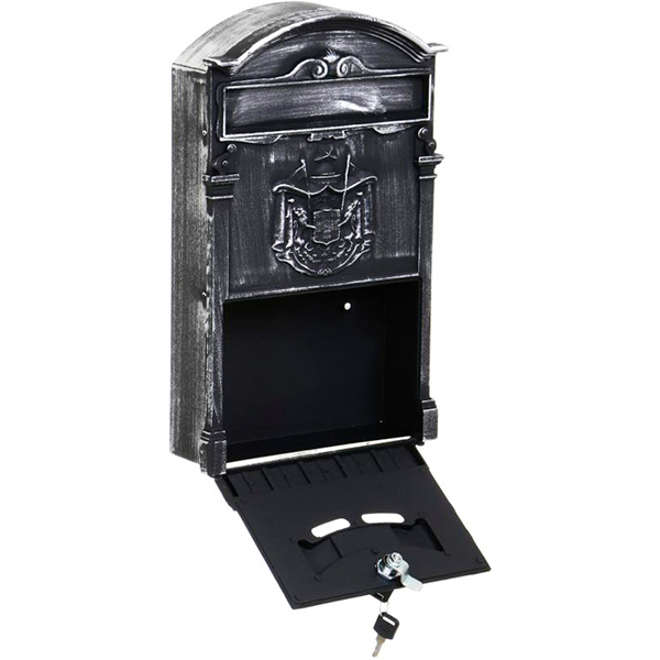 Почтовый ящик античное серебро