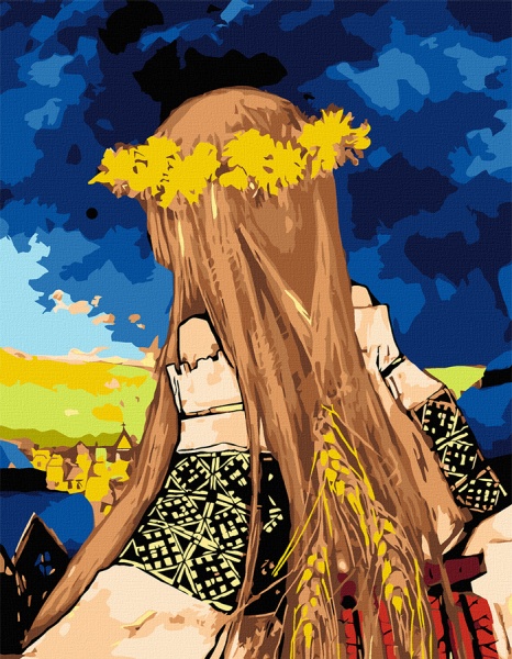 Картина за номерами Заквітчане 35x45 см Rosa Start 