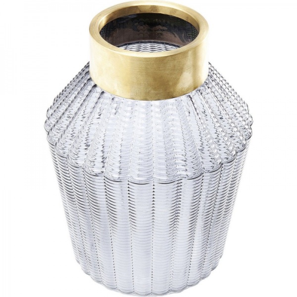 Ваза KARE Design Barfly 30 см серая 