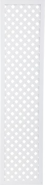 Решітка Грейд 820x196 мм під фасад МДФ 920x296 мм біла