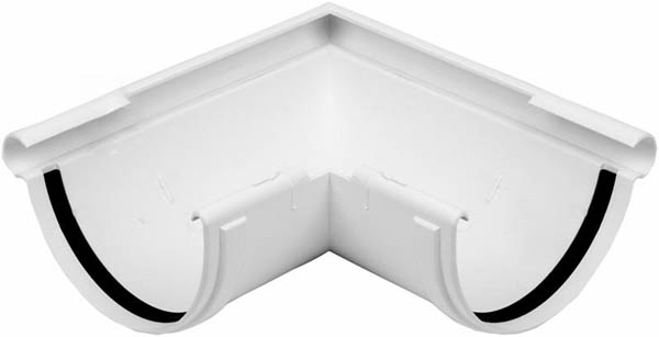 Угол наружный Giza 90° 120 мм белый 