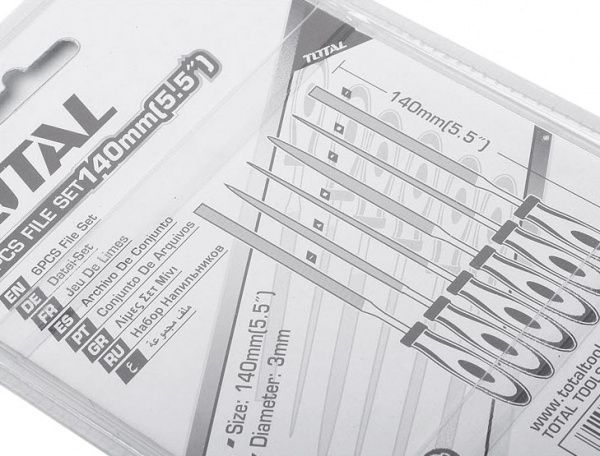 Набір надфілів Total 140 мм. (5,5