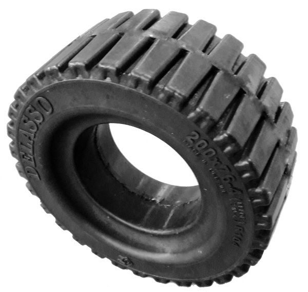 Колесо візка 200х76 з фіксованим кронштейном d200 мм