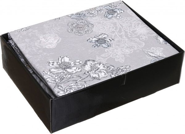 Комплект постільної білизни Ella сімейний сірий Guy Laroche 