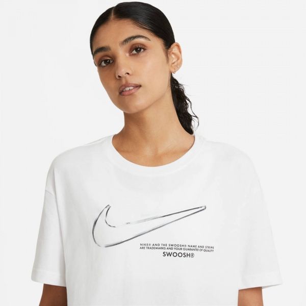 Футболка Nike W NSW TEE BOY SWOOSH DB9811-100 S білий