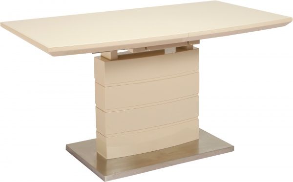 Стол обеденный GT Racer К-6106 (140-180x80x76) Beige 