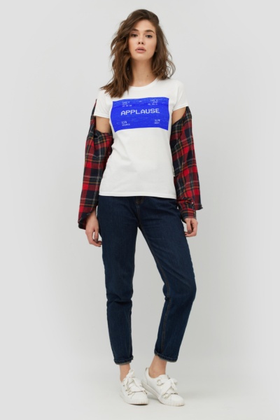 Футболка YAPPI WW1069 р.XL білий