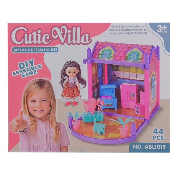 Ігровий будиночок з лялькою ABL1016