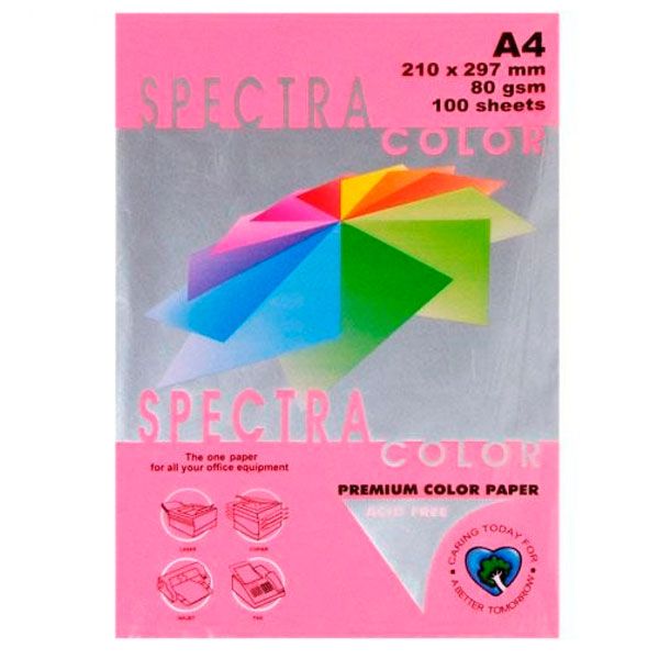 Папір офісний Spectra Color A4 80 г/м неон Cyber HP Pink 342 персиковий 