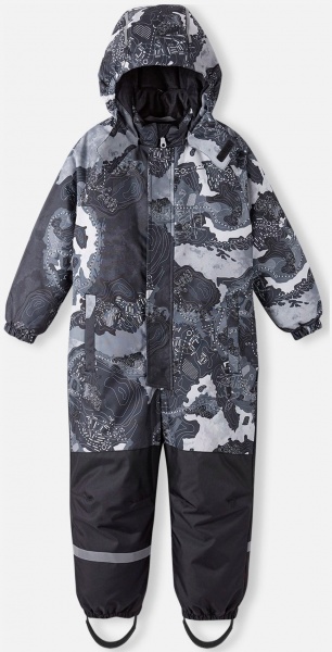 Комбинезон для мальчиков Lassie зимний р.104 черный 7100021A 