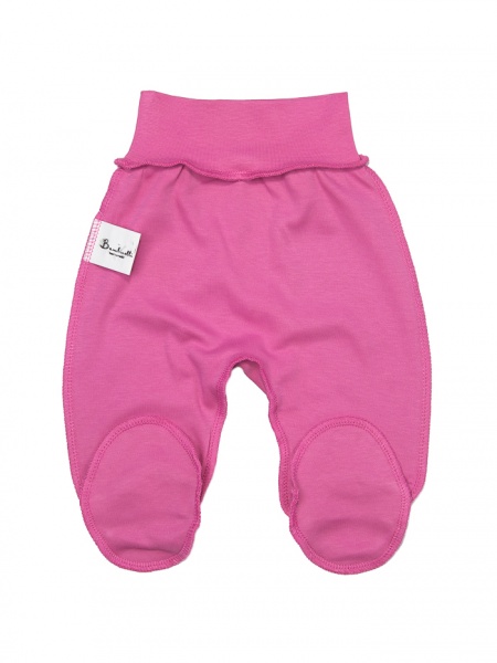Ползунки ясельные Bambinelli интерлок р.74 темно-розовый 