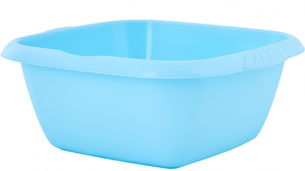 Таз Алеана квадратний блакитно-крижаний 6 л