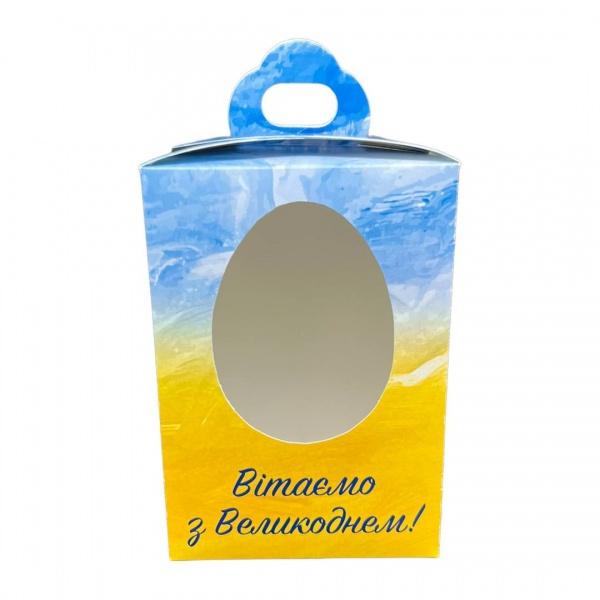 Коробка для паски патріотична 100х100х140 мм 5 шт./уп. NM-345