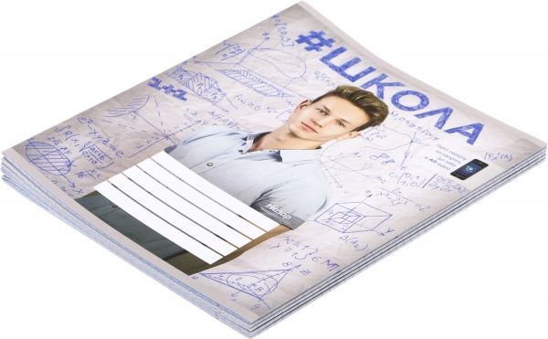 Комплект тетрадей 18 листов в клетку #ШКОЛА