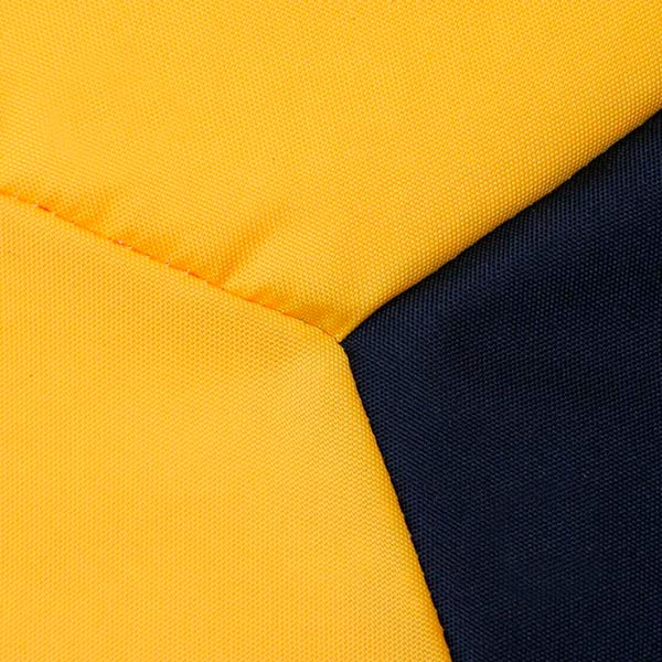 Крісло-мішок М'яч L жовтий із чорним 