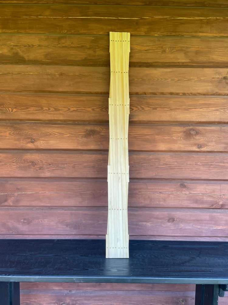 Декоративное ограждение Штора раздвижная 1300 мм