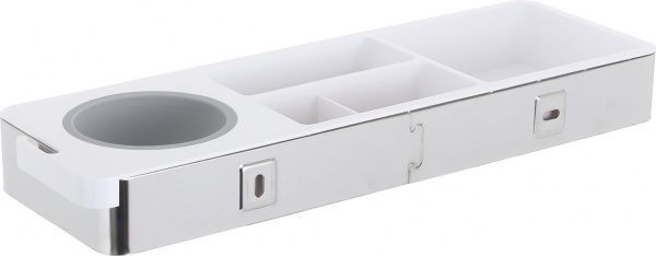 Полка для ванной YACORE многофункциональная Fab белая BS0019MP 