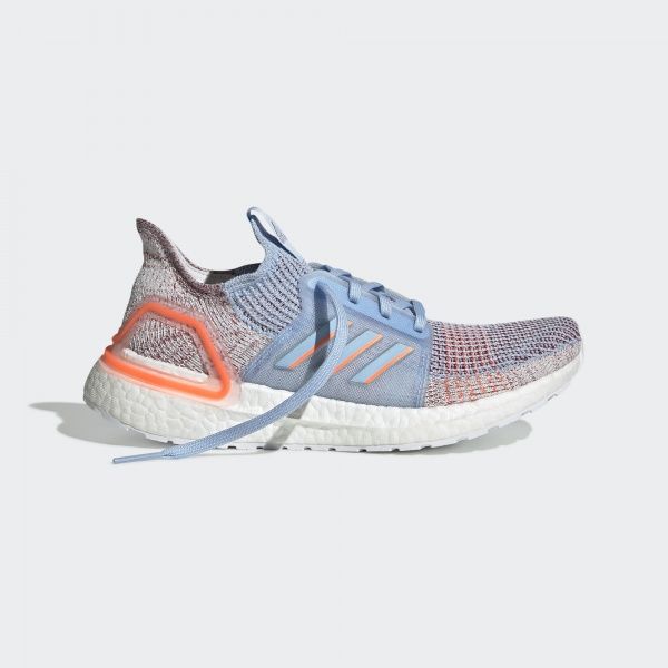 Кроссовки Adidas UltraBOOST 19 w G27483 р.5,5 голубо-розовый