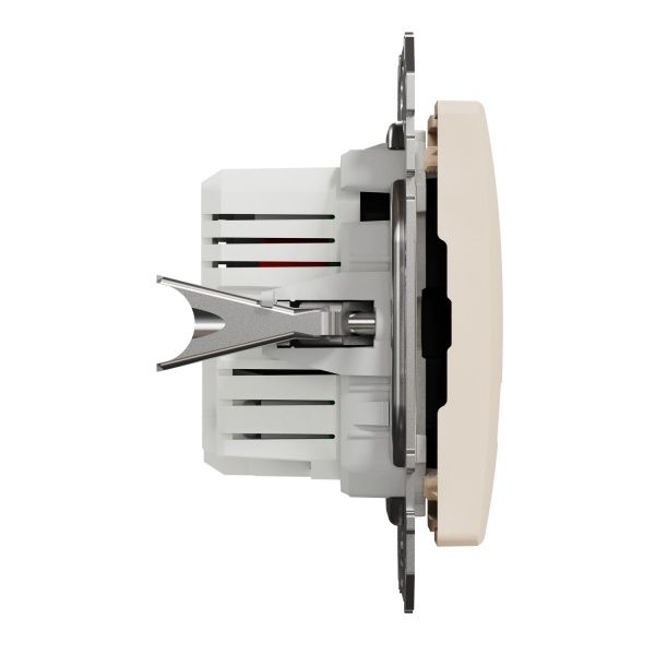 Розетка USB подвійна із заземленням Schneider Electric Sedna Design тип A + A без кришки бежевий SDD112401