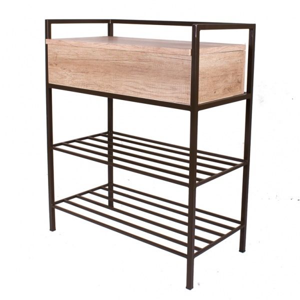 Тумба для взуття Метал Арт Лаос 350x700x830 мм коричневий 