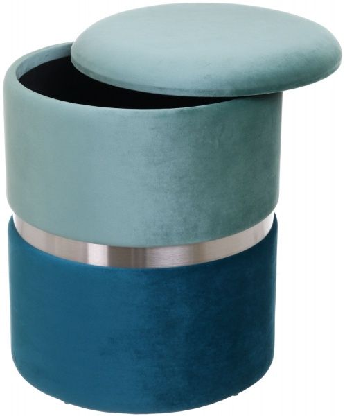 Скриня-пуф Bernard 36х36х44 см світло-смарагдовий 