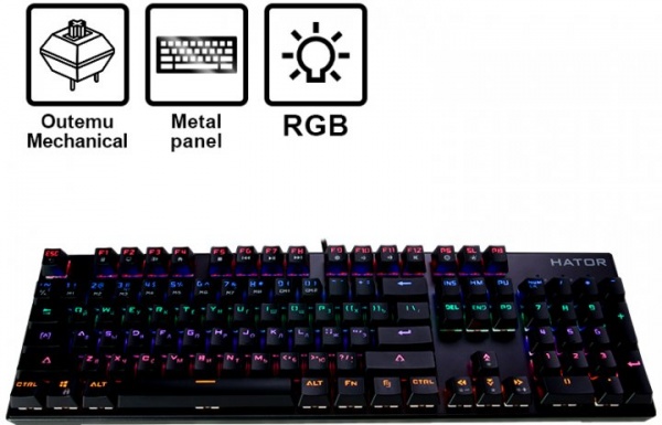 Клавіатура Hator Starfall Outemu Blue (HTK-609) 