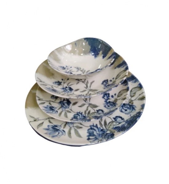 Сервиз столовый Blue Flowers Rodin 24 предмета (GBSRD24Y4101856)