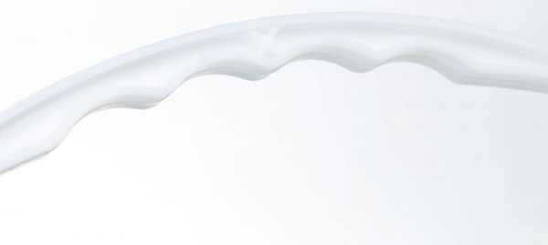 Відро Poliplast овальне з пластиковою ручкою (харчовий пластик) 5 л прозорий 