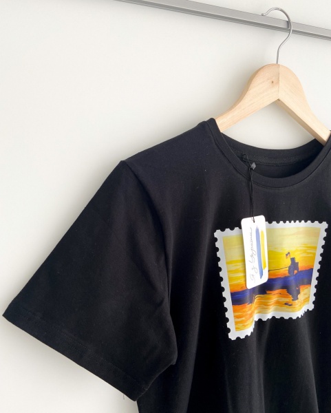 Футболка Марка 2 Трактор р.S чорний