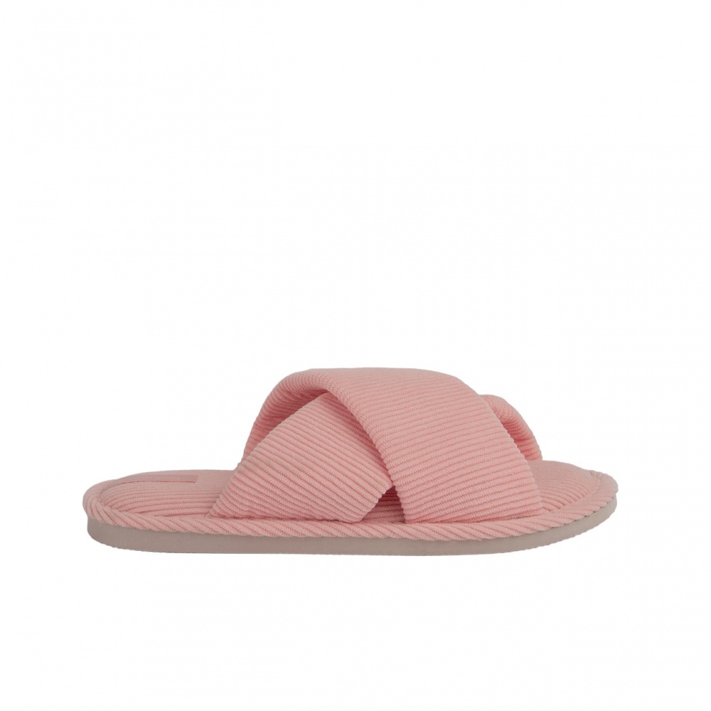 Капці домашні Twins HS-VL вельвет Х 12470 р.38/39 рожевий