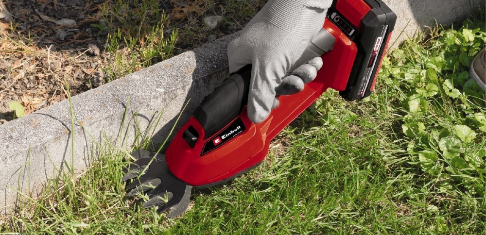 Газонокосилка аккумуляторная Einhell PXC GE-CM 36/37 Li+Ножиці акум.GC-CG 18/1 Li + 2Акб +ЗП