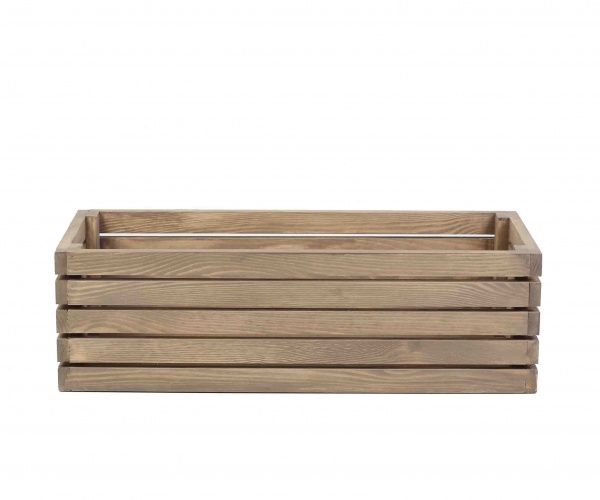 Кашпо деревянное Korobyaky 010 Харлинген 47х20х15 прямоугольный дерево выбеленное 