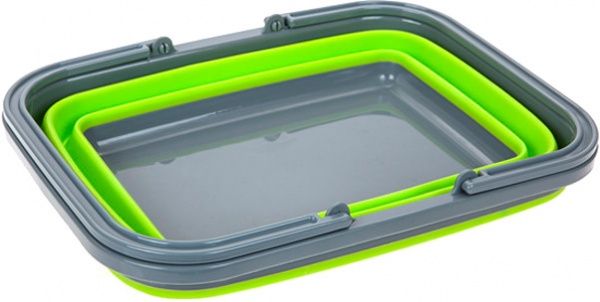 Корзина Summit 17,5 л Pop Folding Basket Lime/Grey